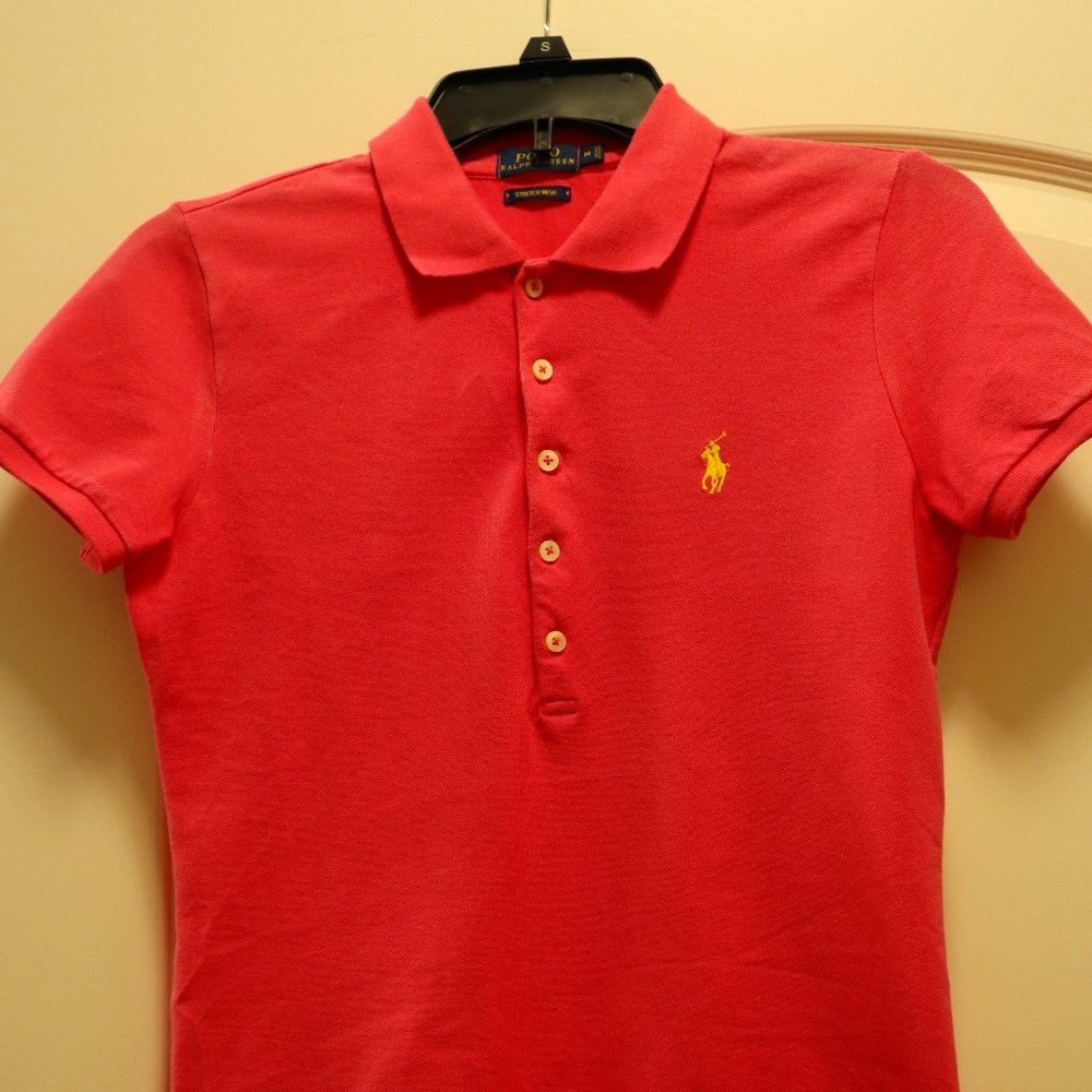 Polo short-sleeve women's top